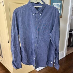 J. Crew Blue Casual Button Down Shirt